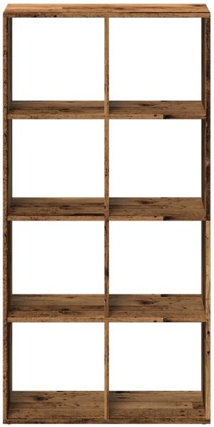 vidaXL Raumteiler-Bücherregal Altholz-Optik 69,5x29x137,5 cm 858028 Bild 5