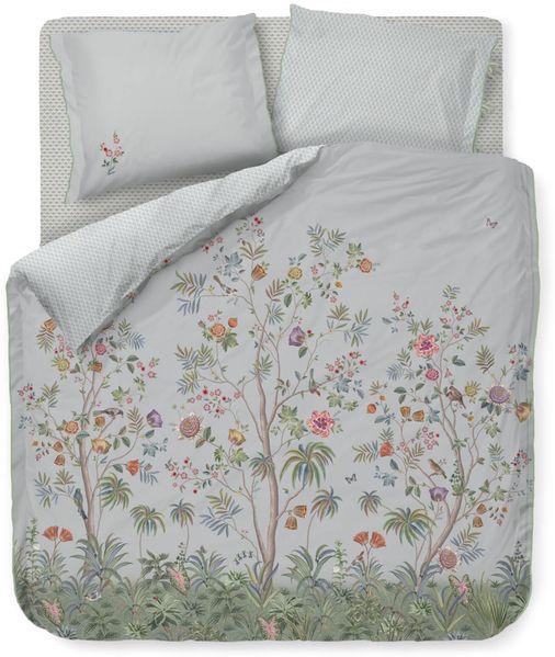 Pip Studio Bettwäsche Il Paradiso Light Blue Perkal 200 x 200 + 2x 80 x 80 cm Bild 5