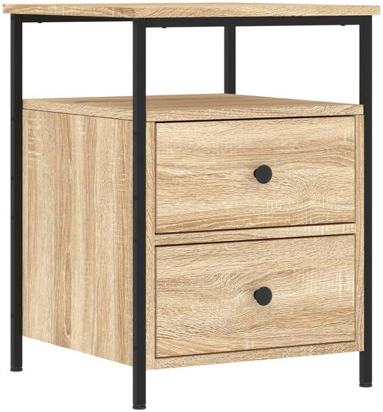 Nachttisch Nachtschrank Sonoma-Eiche 44x45x60 cm Holzwerkstoff