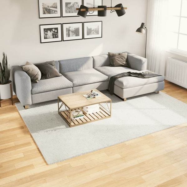 vidaXL Teppich OVIEDO Kurzflor Creme 200x280 cm 375517