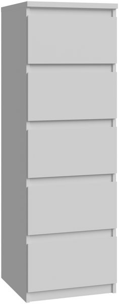 FORTE Chelsea Kommode, Holzwerkstoff, Weiß, 41,8 x 128,1 x 42,2 cm