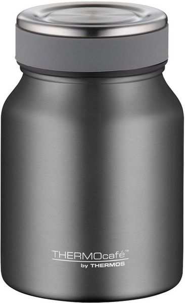 THERMOS Thermobehälter TC FOOD JAR, Thermobehälter für Essen, spülmaschinenfest, Edelstahl, Kunststoff, Silikon, (1-tlg), 0,5l, 9h heiß & 14h kalt, dicht & auslaufsicher