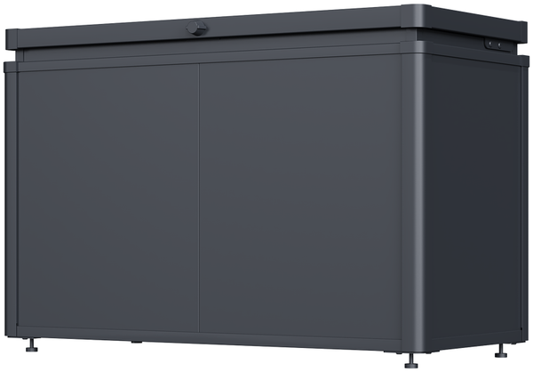 Weide Noble Gartenbox 290 L | Aufbewahrungsbox aus Stahl | Anthrazit