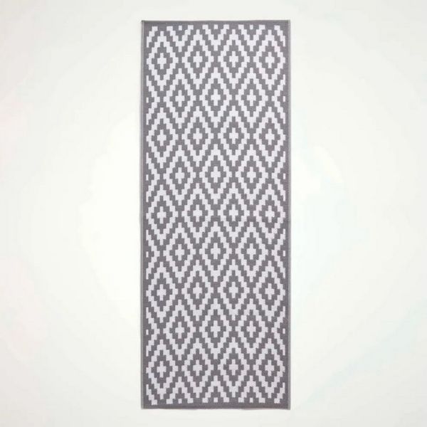 Homescapes Outdoorteppich Outdoor-Teppich Zoe aus Polypropylen mit geometrischem, 180x270 cm, rechteckig, Höhe: 20 mm