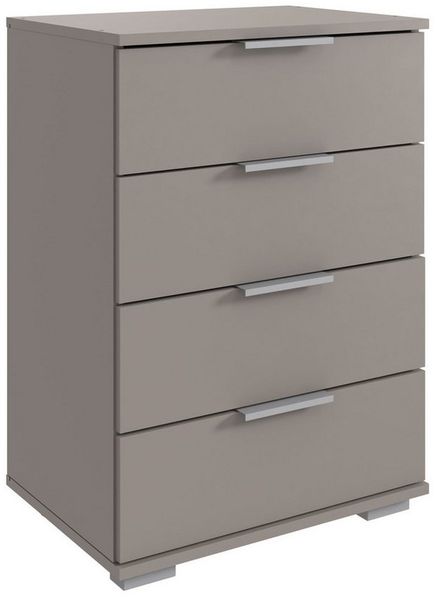 Wimex Hochkommode 4 Schubladen, in SAHARAGRAU - 52 x 74 x 38 cm (BxHxT)
