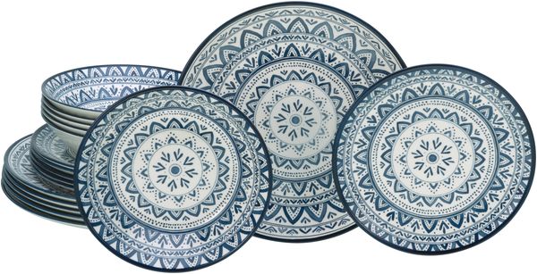 Mexico Blue, Tellerset 18-tlg (mo)