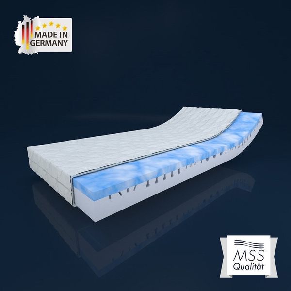 MSS® 7 Zonen Duo-GEL-Kaltschaum - Matratze H2 (200.150.16-H2)
