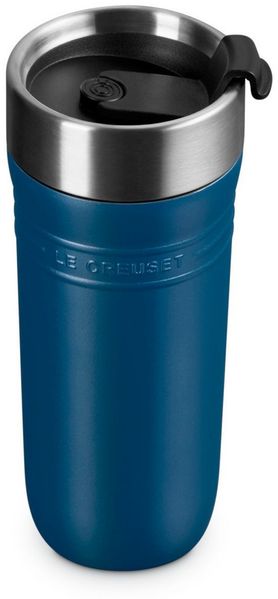 Le Creuset Thermobecher 350ml Deep Teal Edelstahl Bild 2