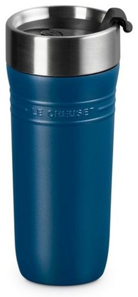 Le Creuset Thermobecher 350ml Deep Teal Edelstahl Bild 4