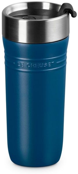 Le Creuset Thermobecher 350ml Deep Teal Edelstahl Bild 5