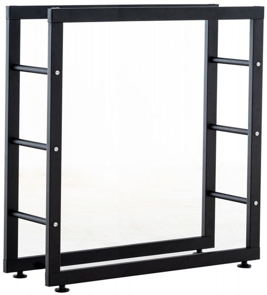 CLP Kaminholzständer Keri V2,schwarz 25x80x100 cm Bild 2