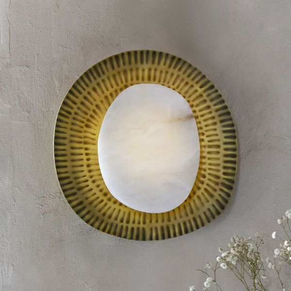 Mirabeau Wandleuchte Wandlampe Piedraclara antikmessing