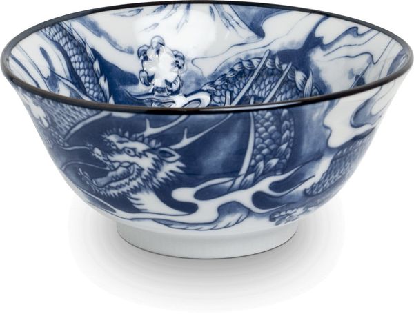 WestCraft Suppenschale Japan-Bowls ASIATICA, Ramen Bowl Schalen aus Porzellan, 15 cm, Porzellan, Hochwertig, asiatische Reis-, Nudel-, Tapas-, Udon-, Müsli-Schüssel