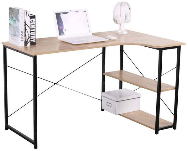 HTI-Living Eckschreibtisch Winkelschreibtisch 120 x 73 (Stück, 1-St, 1 Schreibtisch ohne Dekoration), Computertisch Eckschreibtisch