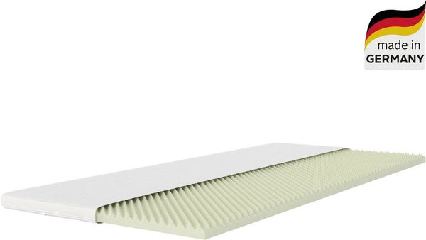 OTTO home, Topper Polly Plus Komfort ECO, ideal für Boxspringmatratzen, 6 cm hoch, Komfortschaum, Topper für Matratze 90x200 cm, 140x200 cm und weitere Größe geeignet