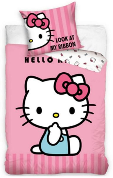 Hello Kitty Bettwäsche Kinderbettwäsche HK224001 140x200 + 70x90 cm