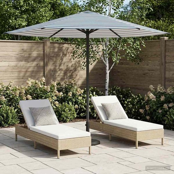 vidaXL Garten-Schirm mit Fuß 230 x 230 cm Polyester Rechtwinklig 42036185