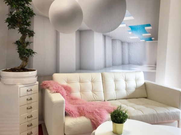 Lammfell Tibet Farbe: Pink | Größe: 100-110 Bild 7