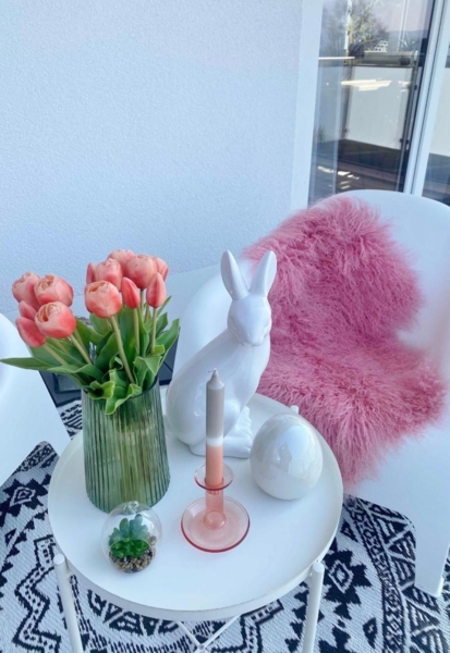 Lammfell Tibet Farbe: Pink | Größe: 100-110 Bild 2