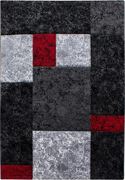 Kurzflor Teppich Hara rechteckig - 240x340 cm - Rot