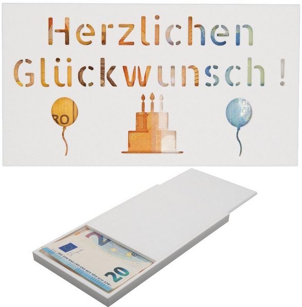 TSB Werk Geschenkbox Geldgeschenk Geschenkidee Geldscheingeschenk, Geburtstagskarte, Geburtstag, Geld