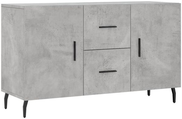 Sideboard, Kommode Betongrau 100x36x60 cm Holzwerkstoff j1147p