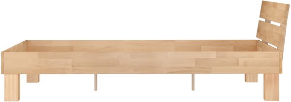 Einzelbett Massivholz Buche 120x220 mit wählbarem Zubehör V-60. 86-12-220 inkl. Rollrost und Matratze Bild 7