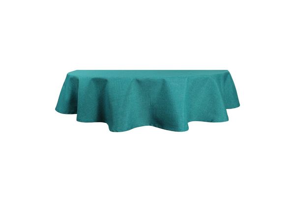 Haus und Deko Tischdecke Tischdecke oval Leinenoptik Lotuseffekt Tischwäsche Wasserabweisend (1-tlg)