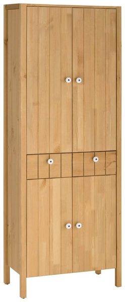 Home affaire Hochschrank Tina Badmöbel, Schrank, Breite 57 cm, Massivholz, FSC®