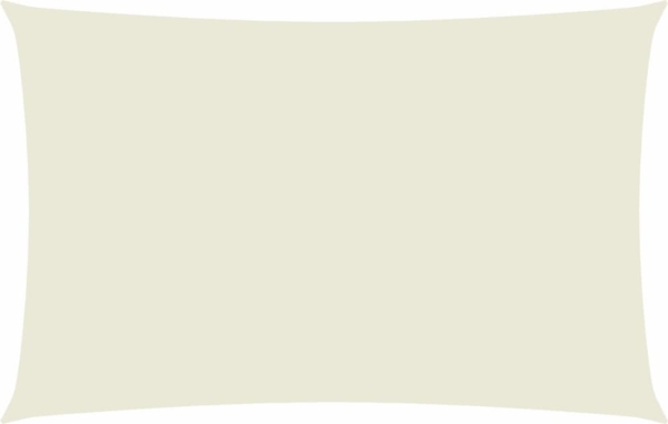 vidaXL Sonnensegel Oxford-Gewebe Rechteckig 2x5 m Creme 135204