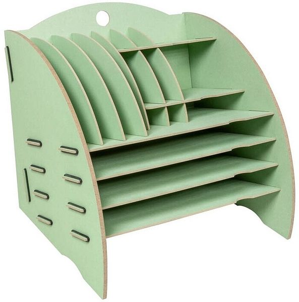 Werkhaus Ablage Big Organizer Briefablage Schreibtisch Jadegrün SON1029-85