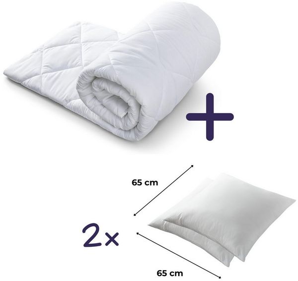 Moln Microfaserbettdecke Bettdecke Ganzjahresdecke, 300 gsm Warme Bettdecke, Füllung: 100 % Mikrofaser-Füllung, Antibakterielle Decke und Waschmaschinengeeignet