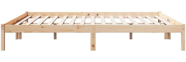vidaXL Extra langes Massivholzbett ohne Matratze 200x220 Kiefernholz 852426 Bild 5