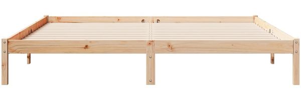 vidaXL Extra langes Massivholzbett ohne Matratze 200x220 Kiefernholz 852426 Bild 4