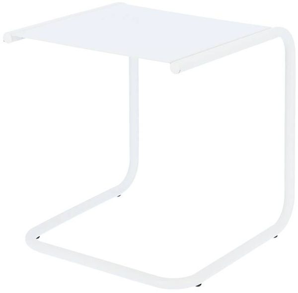 Beistelltisch Club aus Aluminium, Edition Weiß Bild 2