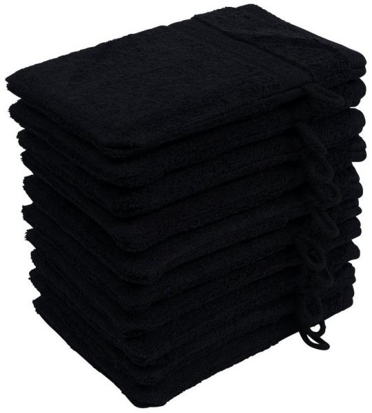 Hometex Premium Textiles Waschhandschuh in Premium Qualität 500 g/m², Feinster Frottier-Stoff 100% Baumwolle, (10er Set), weich, saugfähig, extra schwer & flauschig - TEST BILD TOP MARKE 2025