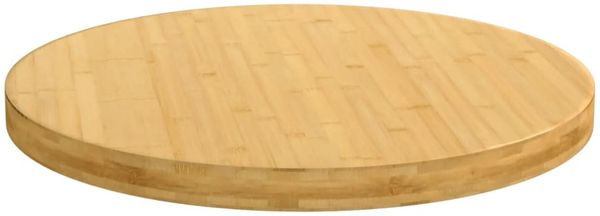 vidaXL Tischplatte Ø60x4 cm Bambus 352688 Bild 2