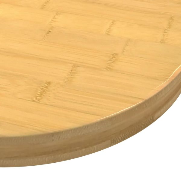 vidaXL Tischplatte Ø60x4 cm Bambus 352688 Bild 3