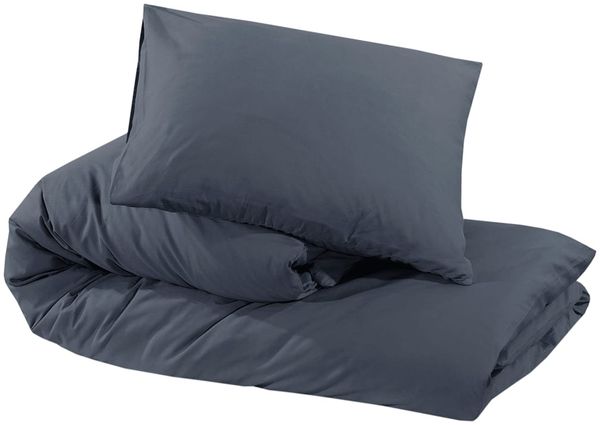 vidaXL Bettwäsche-Set Anthrazit 240x220 cm Leichte Mikrofaser 135936 Bild 6