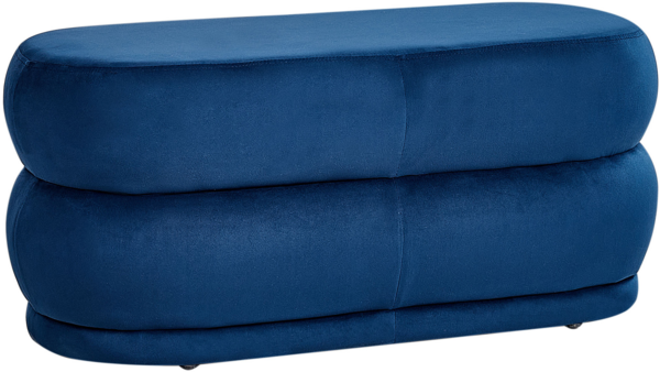 Bank ELLENDALE Samtstoff Marineblau