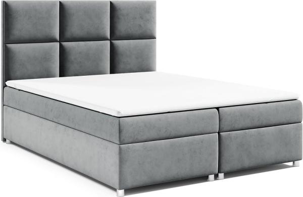 Best for Home Boxspringbett mit Bettkasten Trinity K-13 Bonellfederkern inkl. 7 cm Topper (140x200 160x200 180x200 200x200 cm), Handwerksqualität, TOP Preis-Leistungs-Verhältnis