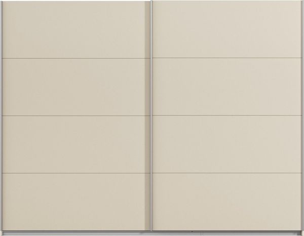 OTTO home Schwebetürenschrank Kleiderschrank Schrank Garderobe Schlafzimmerschrank THANOS (in 3 verschiedenen Ausstattungen BASIC/CLASSIC/PREMIUM) Optional mit Spiegel, Metall-Griffleisten alufarben MADE IN GERMANY