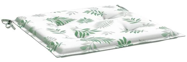 vidaXL Stuhlkissen 4 Stk. Blattmuster 40x40x4 cm Stoff 361021 Bild 5
