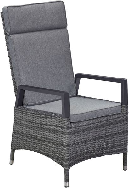 2er Set LC Garden Keramo-Vivera Positionsstuhl Aluminium /