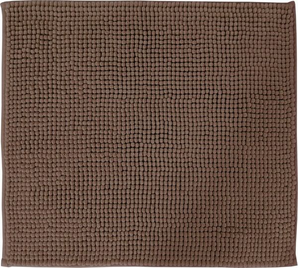 NYVI Badematte WC Vorleger NYVISpa Chenille Badvorleger, Höhe 20 mm, Polyester, Rutschfest, Saugfähig, Schnell Trocknend, Fußbodenheizung geeignet