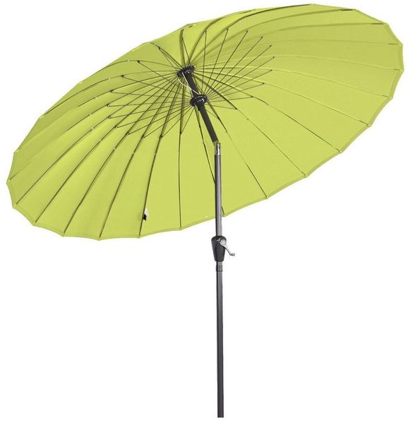 Angel Living Sonnenschirm 2,5m, Gartenschirm mit Kurbel & 45° Neigungswinkel, UV-Schutz 30+, ohne Ständer, wasserabweisender Ampelschirm für Balkon, Terrasse & Garten