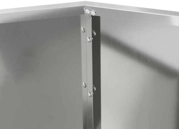 vidaXL Pflanzkübel 2 pcs Silber 50 x 50 x 40 cm Verzinkter Stahl 884063 Bild 7