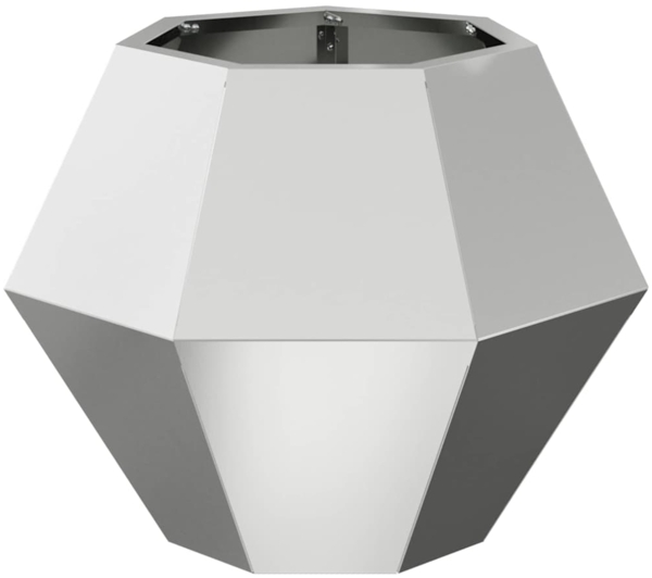 vidaXL Pflanzkübel 2 pcs Silber 50 x 50 x 40 cm Verzinkter Stahl 884063 Bild 5