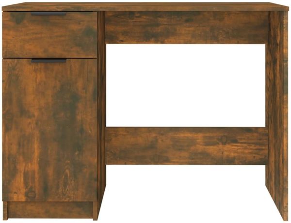 Schreibtisch Holzwerkstoff, Räuchereiche, 100 x 50 x 75 cm Bild 7