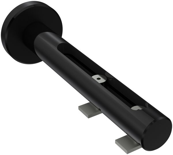Innenlauf-Gardinenstangen-Set Siteno Mavell 100 cm, 2-läufig, 20 mm Ø Chrom Bild 5